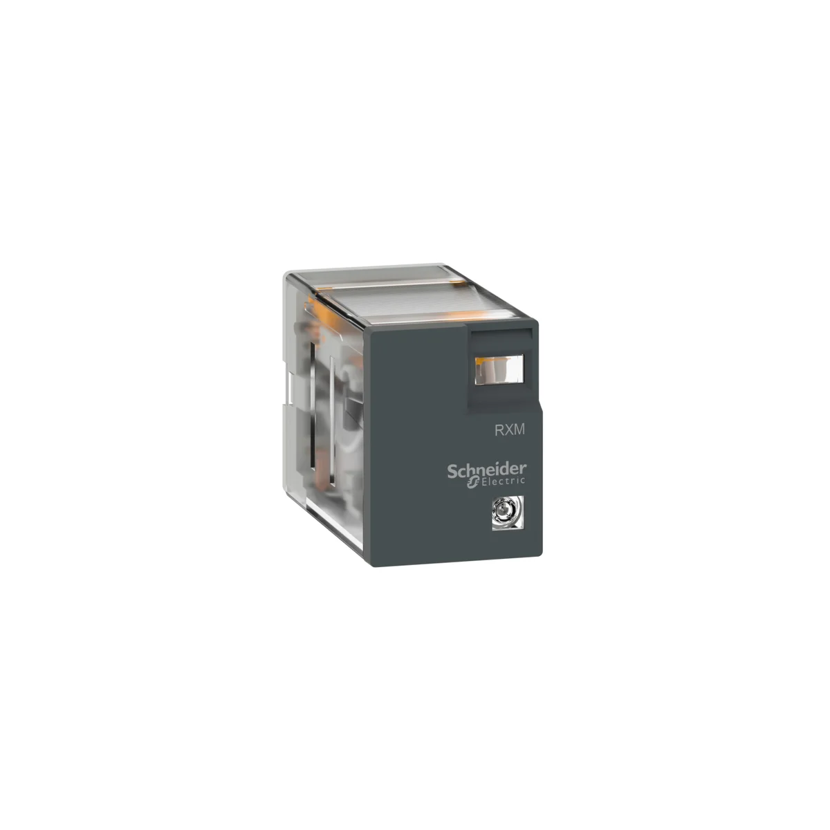 miniature plug-in relay - Harmony RXM2L - 2 C/O - 230 V AC - 5 A - without LED