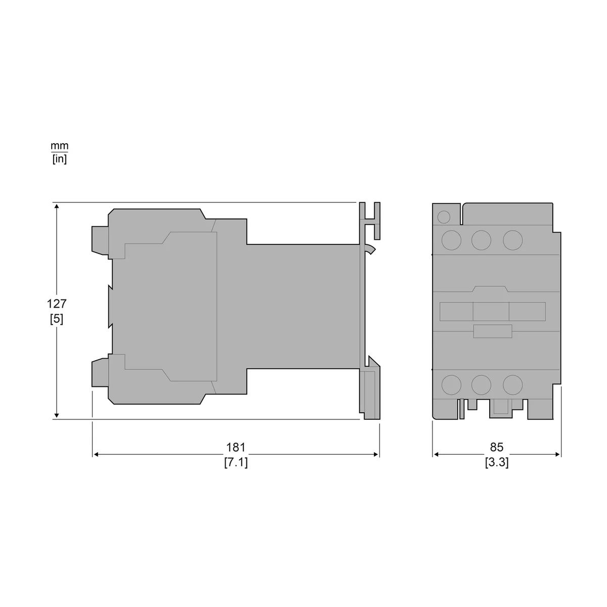 TeSys D contactor - 4P(4 NO) - AC-1 - <= 440 V 125 A - 48 V AC 50/60 Hz coil 5