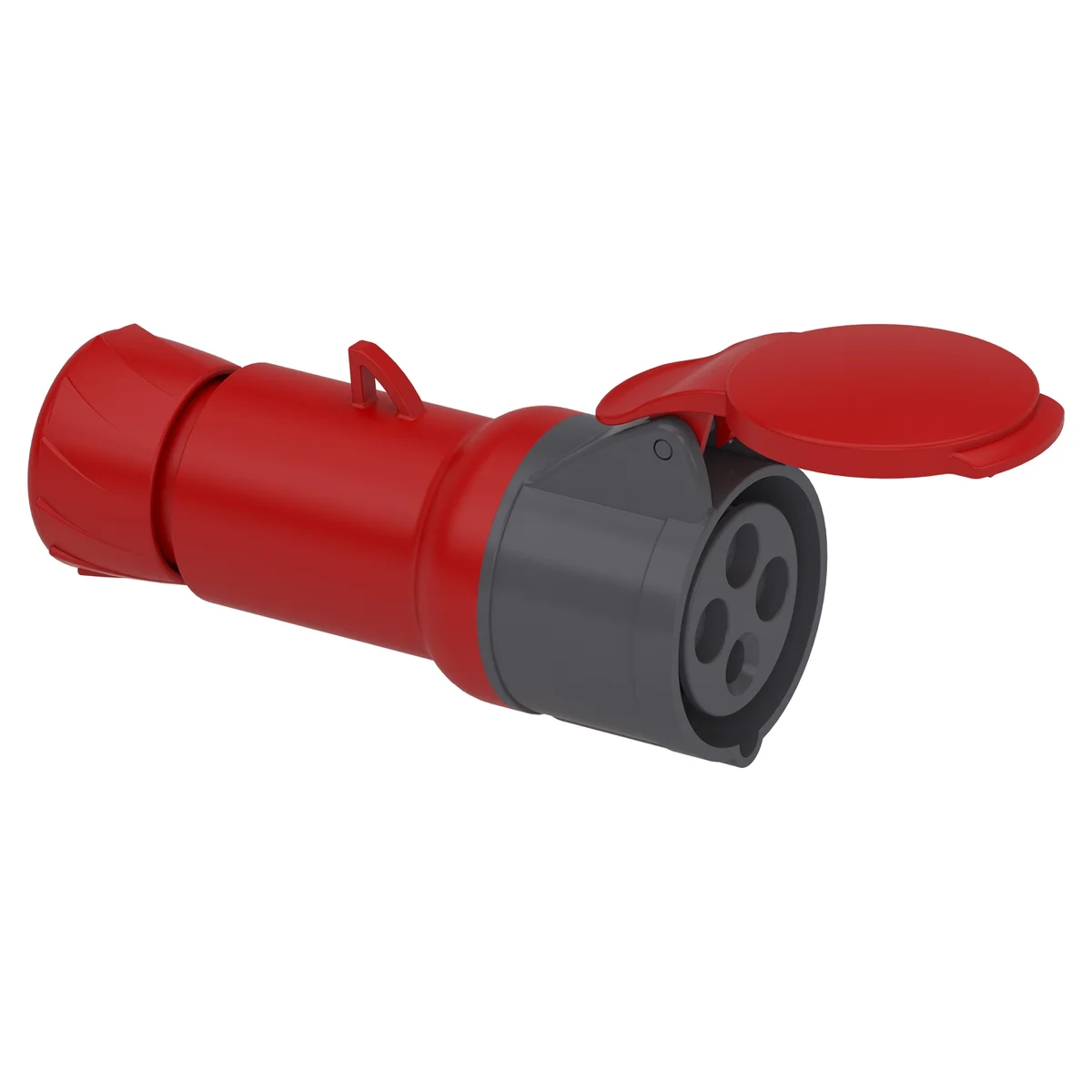 PratiKa wander socket - straight - 16 A - 3P + E - 380...415 V AC - IP44