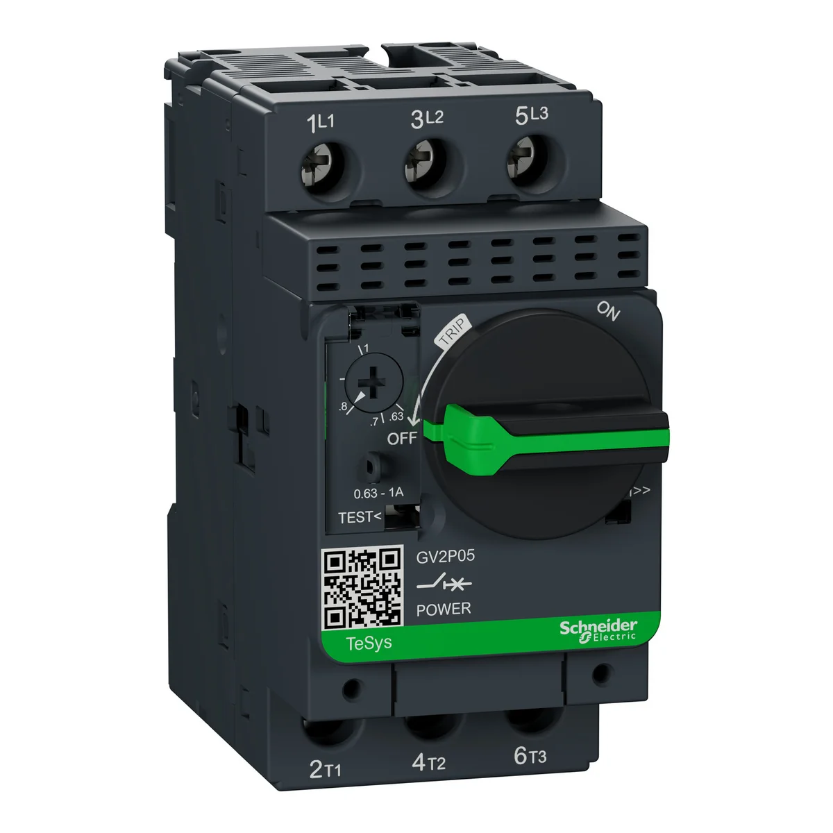 TeSys GV2 - Motor circuit breaker - thermal-magnetic - 0.63…1 A