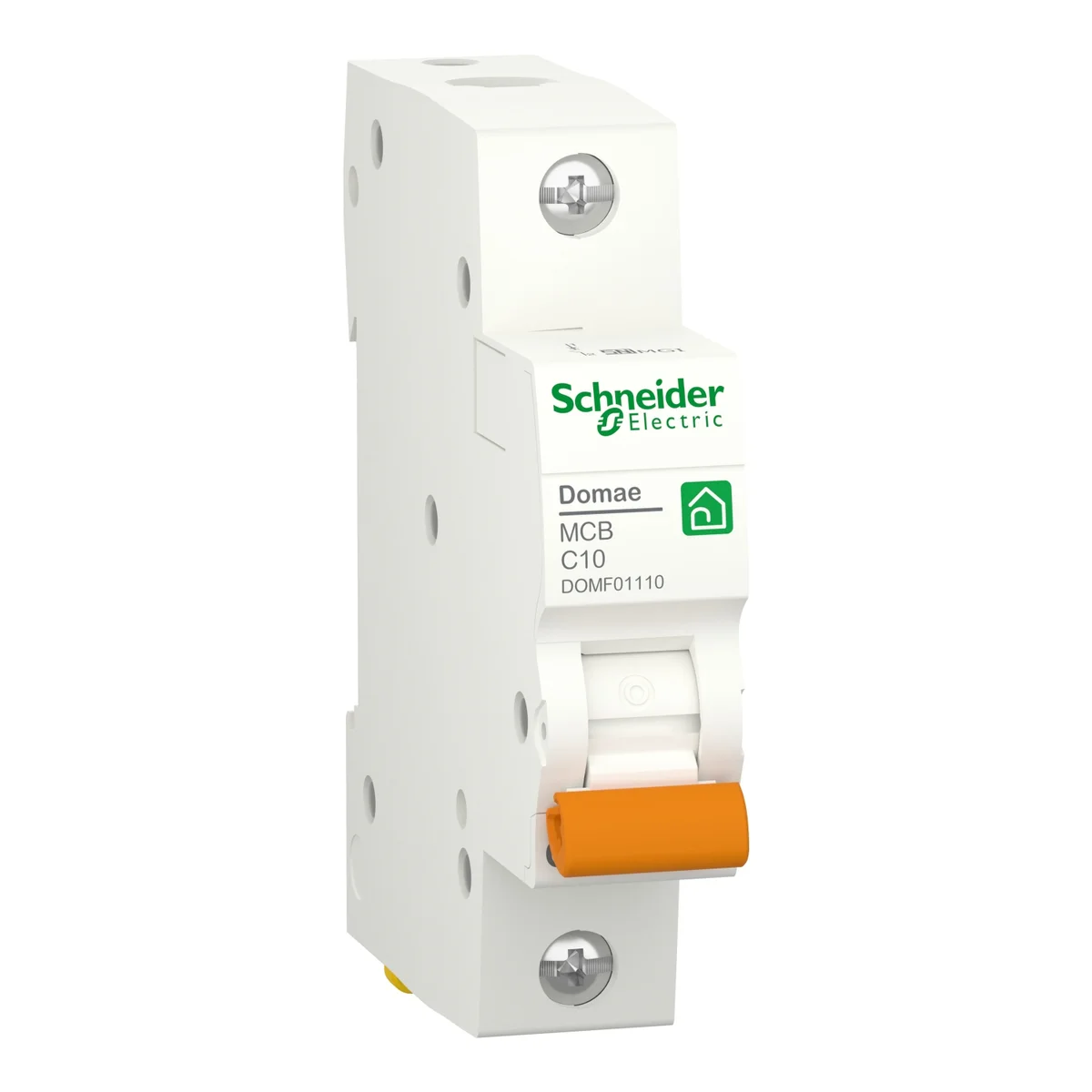Miniature circuit breaker, Domae, 1P, 10 A, C Curve, 6000 A