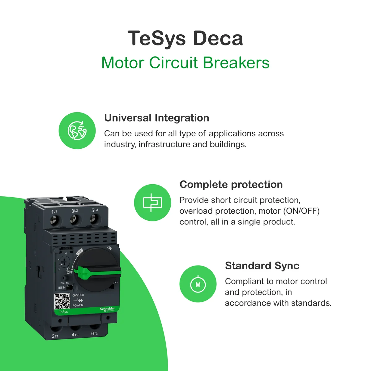 TeSys GV2 - Motor circuit breaker - thermal-magnetic - 0.63…1 A 5