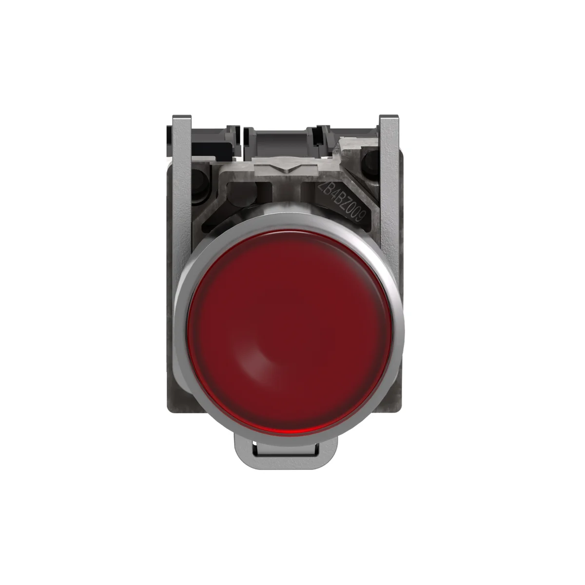 red flush complete illum pushbutton Ø22 spring return 1NO+1NC 220...240V 2