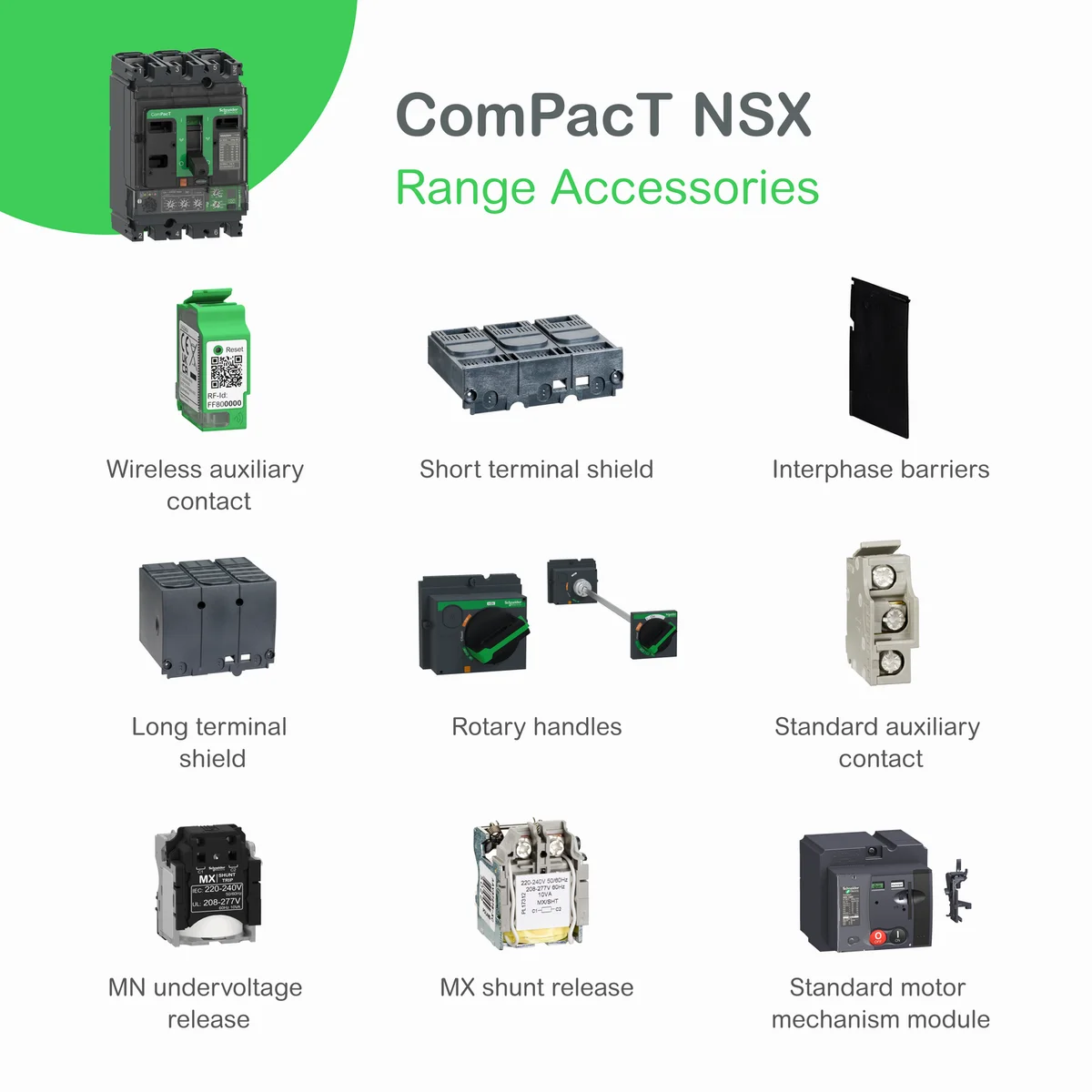 Circuit breaker ComPacT NSX250H, 70kA at 415VAC, TMD trip unit 250A, 3 poles 3d 2