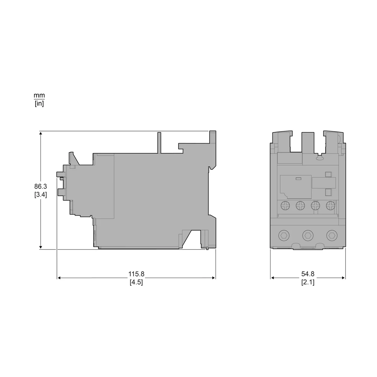 TeSys LRD thermal overload relays - 17...25 A - class 10A 3
