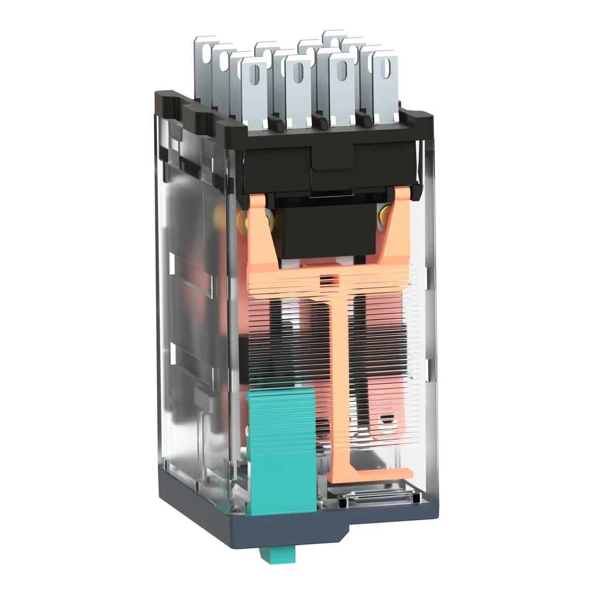 Miniature Plug-in relay - Harmony RXM 4 C/O 110 V DC 6 A with LED 6